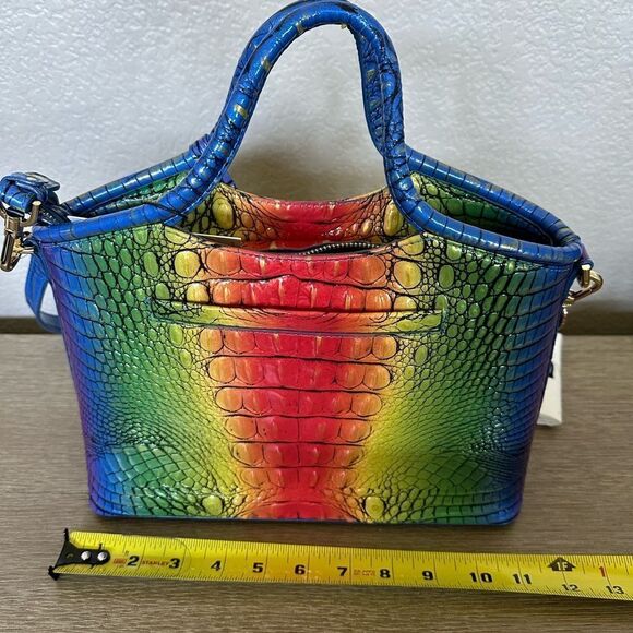 Brahmin Elaine Popsicle Rainbow Crossbody Purse Handbag - Picture 7 of 9